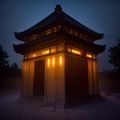 aaawang用户增长负责人孙晓彤的专业头像，穿紫色上衣，背景为数据大屏，活力十足